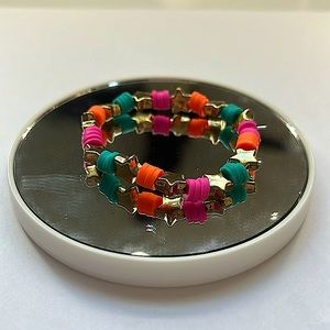 Handmade clay bead bracelet!!